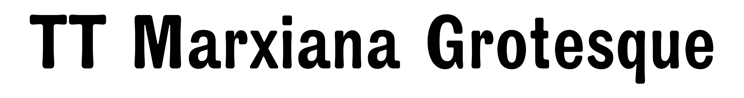 TT Marxiana Grotesque